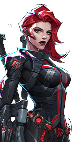 Black Widow portrait