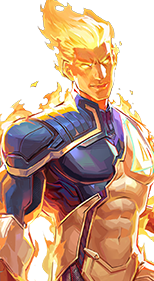 Human Torch portrait