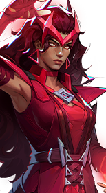 Scarlet Witch portrait